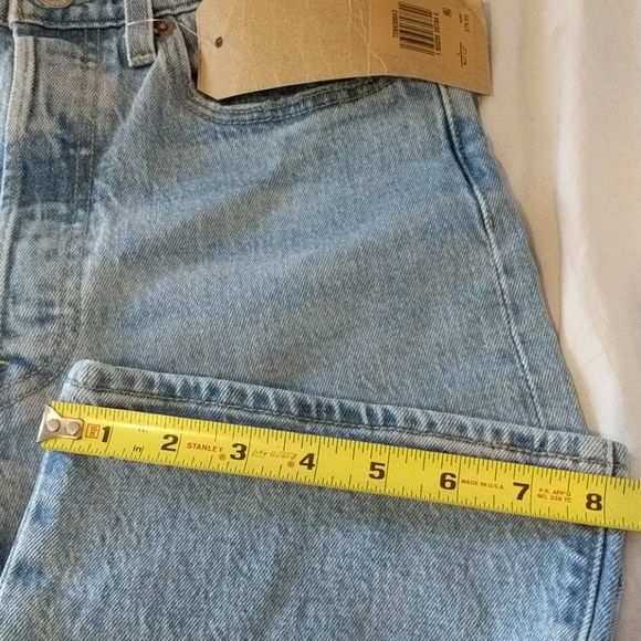 Levi's Ribcage Straight High Rise Jeans Tango Love - Picture 8 of 9